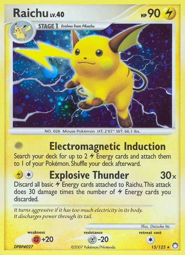 Raichu Lv.40 #15
