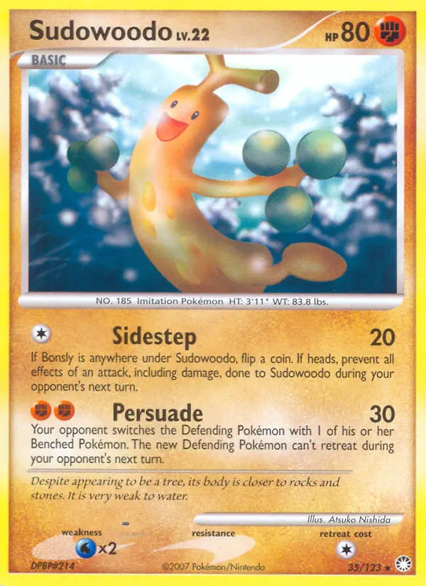 Sudowoodo Lv.22 #35