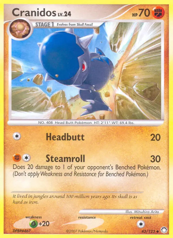 Cranidos Lv.24 #43