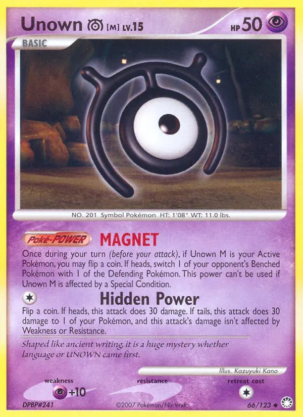 Unown [M] Lv.15 #66