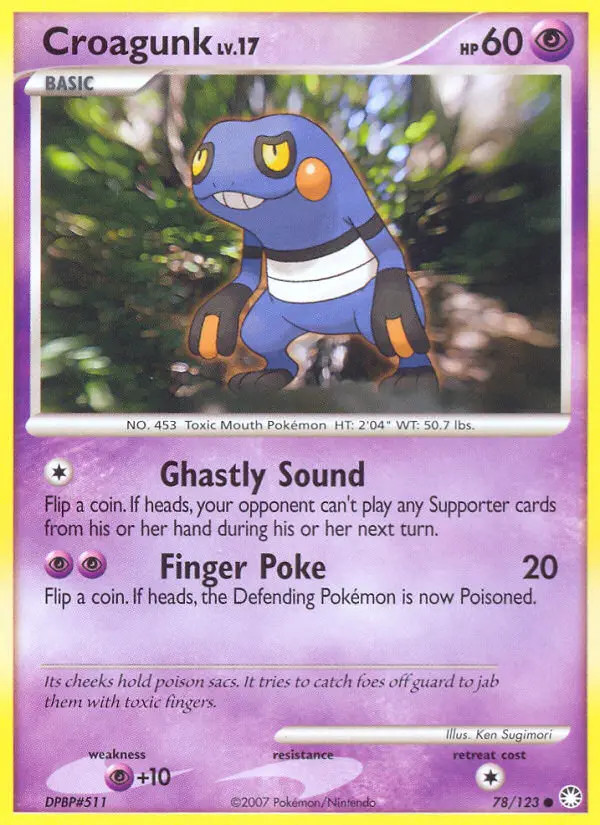 Croagunk Lv.17 #78