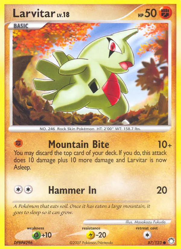 Larvitar Lv.18 #87