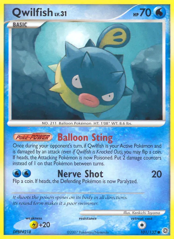 Qwilfish Lv.31 #101
