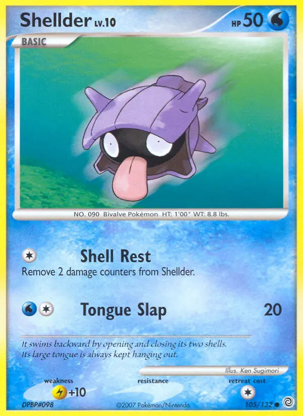 Shellder Lv.10 #105 — Secret Wonders
