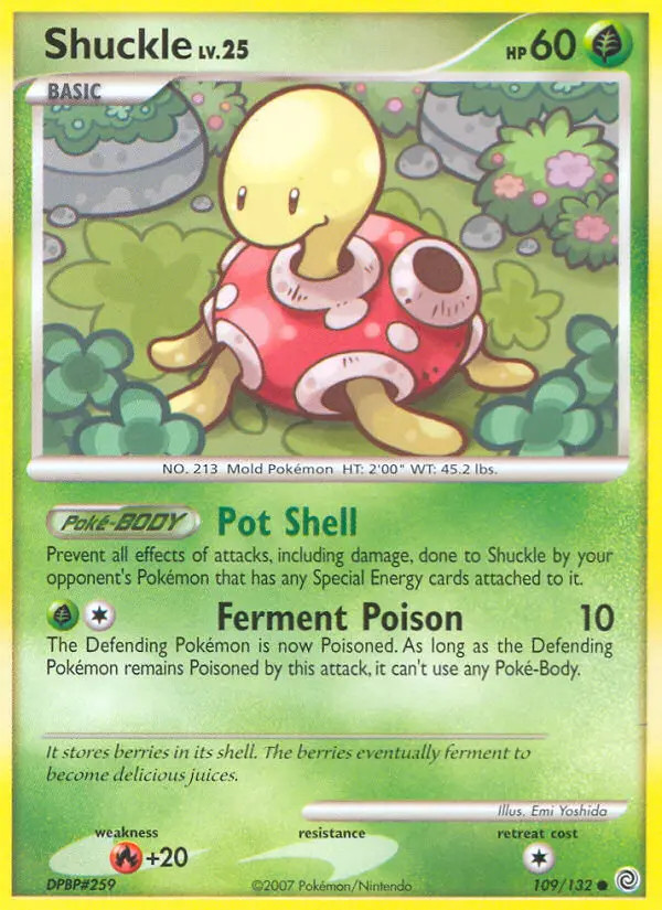 Shuckle Lv.25 #109