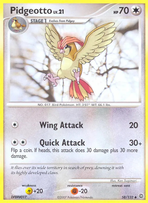 Pidgeotto Lv.21 #58