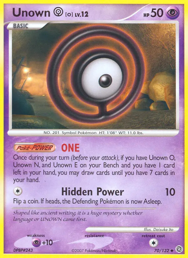 Unown [O] Lv.12 #70