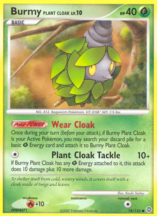 Burmy Plant Cloak Lv.10 #78