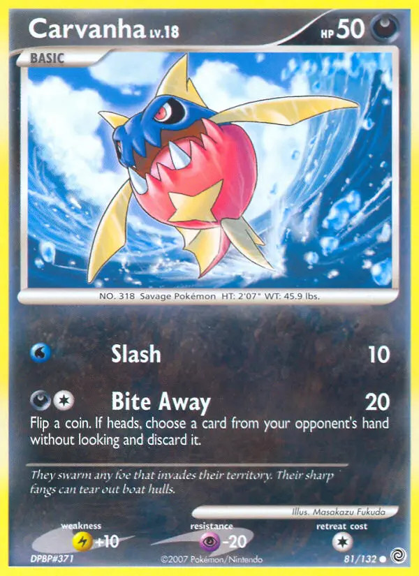 Carvanha Lv.18 #81