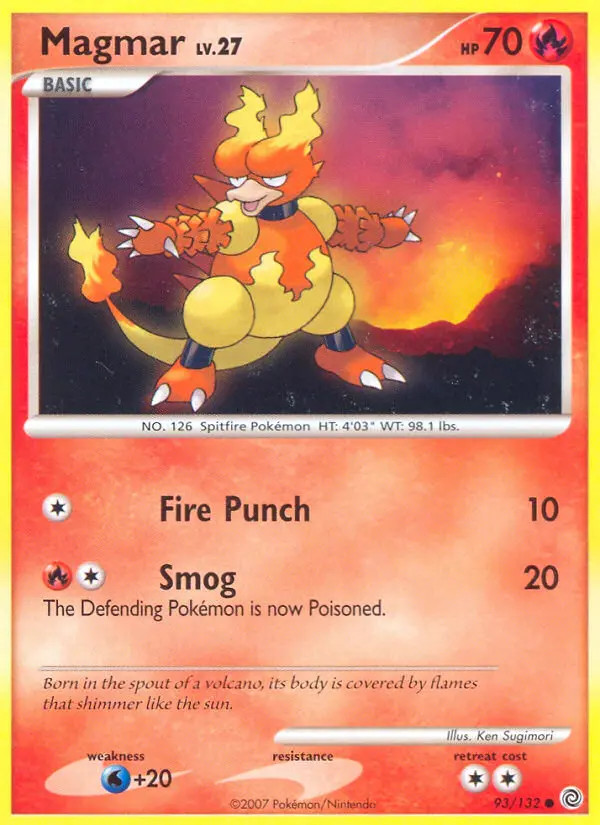 Magmar Lv.27 #93 — Secret Wonders (Reverse Holo)