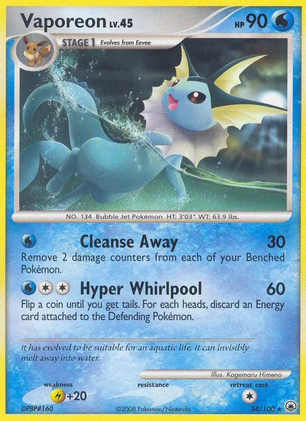 Vaporeon Lv.45 #34