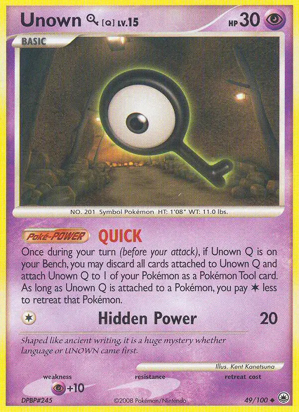 Unown [Q] Lv.15 #49