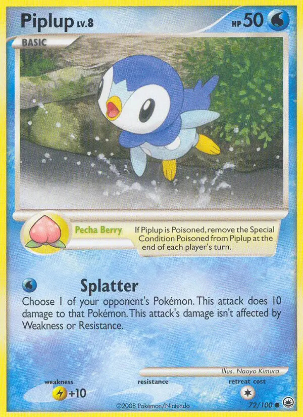 Piplup Lv.8 #72