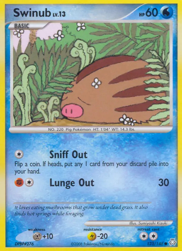 Swinub Lv.13 #123