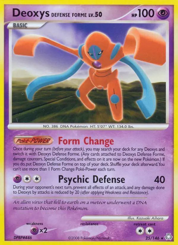 Deoxys Defense Forme Lv.50 #25