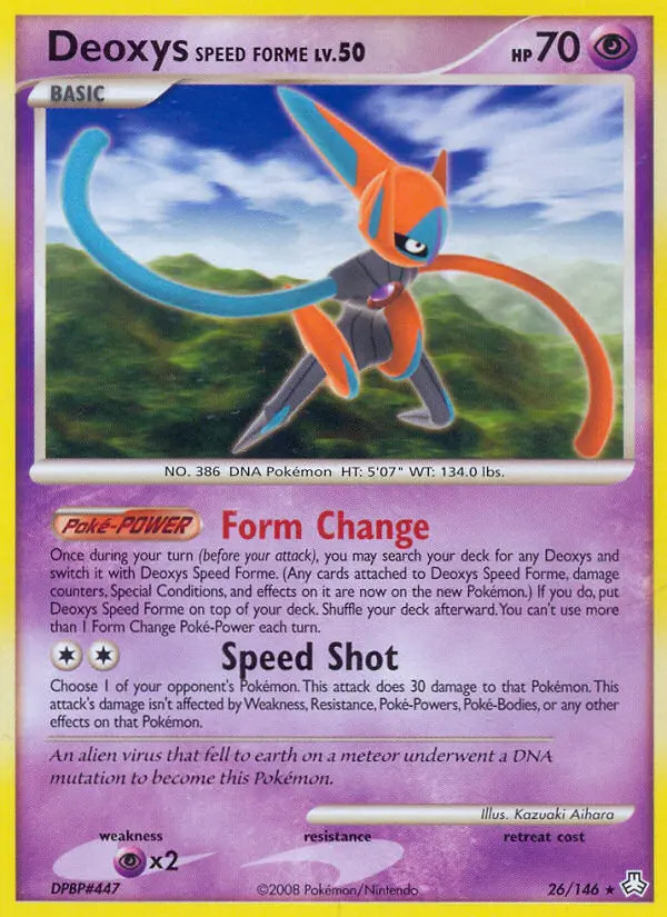 Deoxys Speed Forme Lv.50 #26