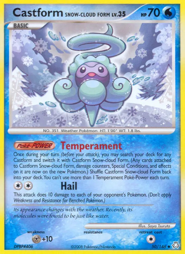 Castform Snow-Cloud Form Lv.35 #50