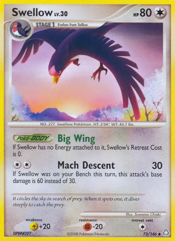 Swellow Lv.30 #73