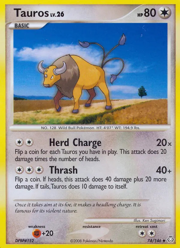 Tauros Lv.26 #74