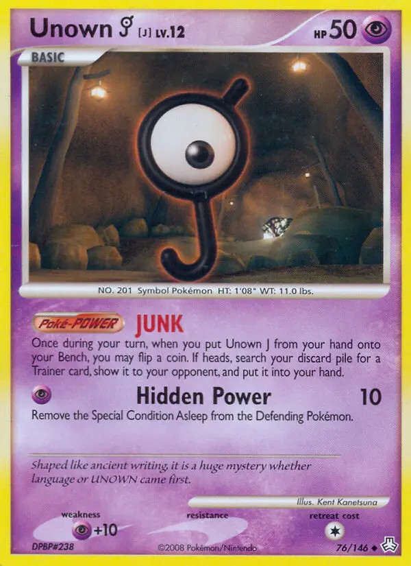 Unown [J] Lv.12 #76