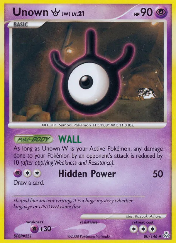 Unown [W] Lv.21 #80