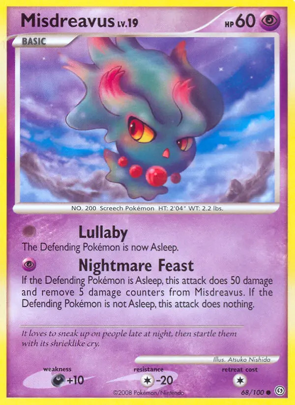 Misdreavus Lv.19 #68