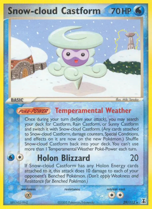 Snow-cloud Castform #29