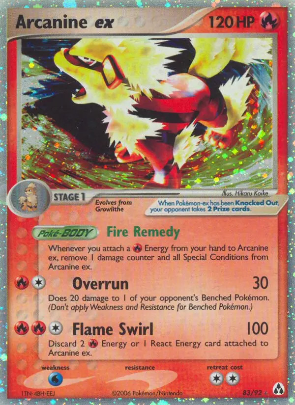 Arcanine ex #83
