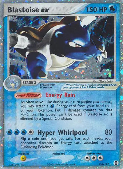 Blastoise ex #104
