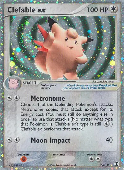 Clefable ex #106