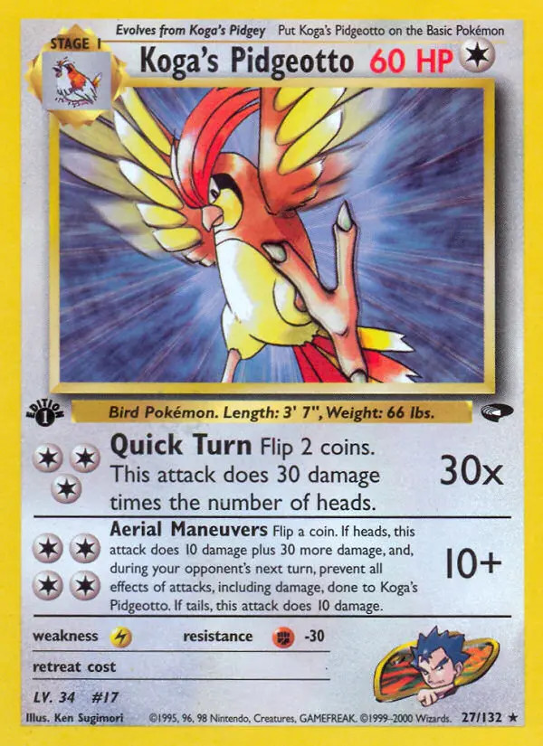 Koga's Pidgeotto #27