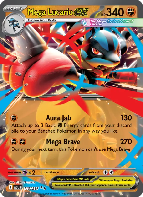 Mega Lucario ex #113