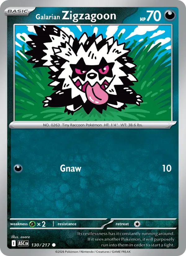 Galarian Zigzagoon #130