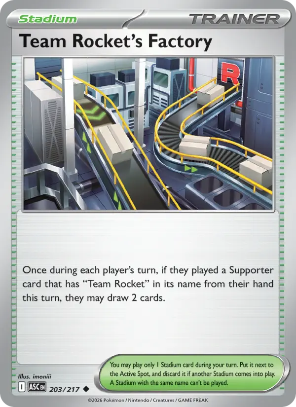 Team Rocket's Factory #203