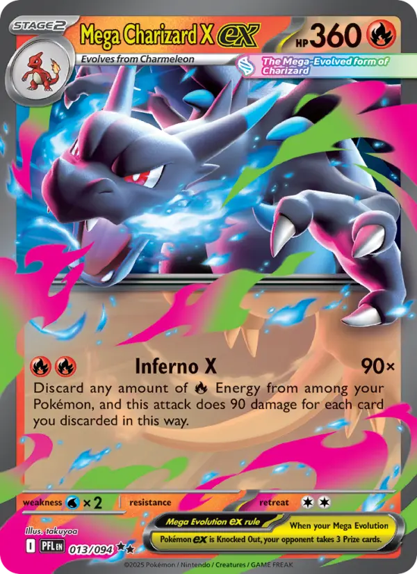 Mega Charizard X ex #013