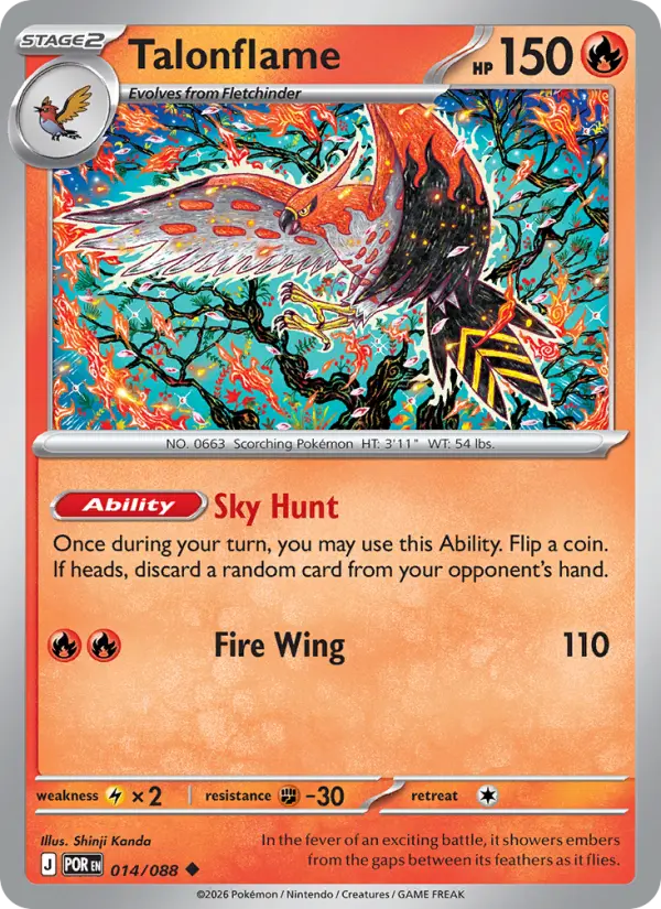 Talonflame #014