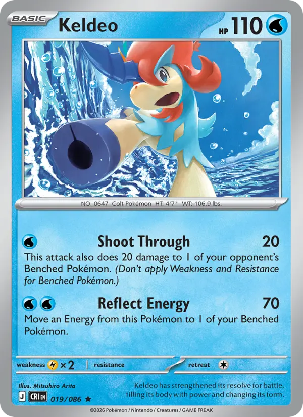 Keldeo #019 — Chaos Rising