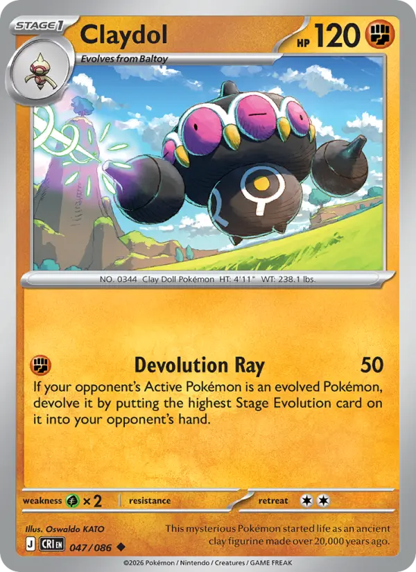Claydol #047 — Chaos Rising