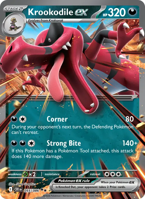 Krookodile ex #055