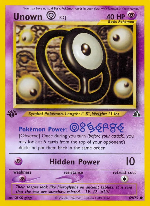 Unown [O] #69