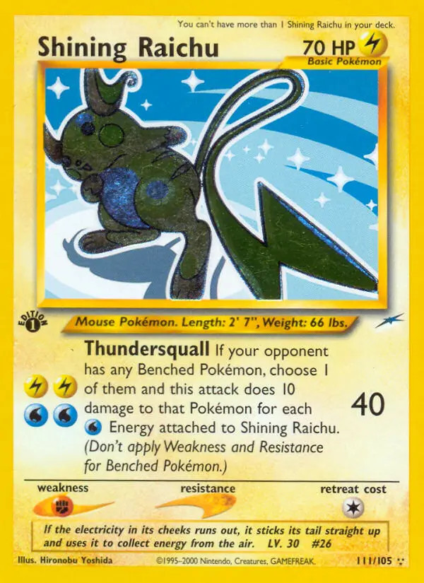 Shining Raichu #111