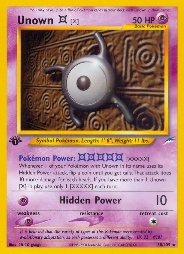 Unown [X] #30