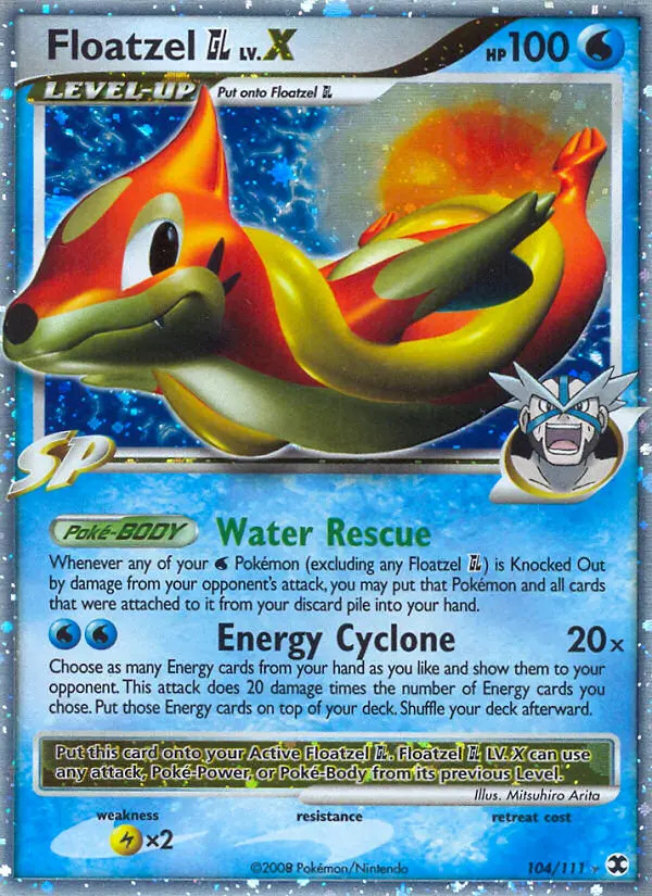 Floatzel [GL] LV.X #104