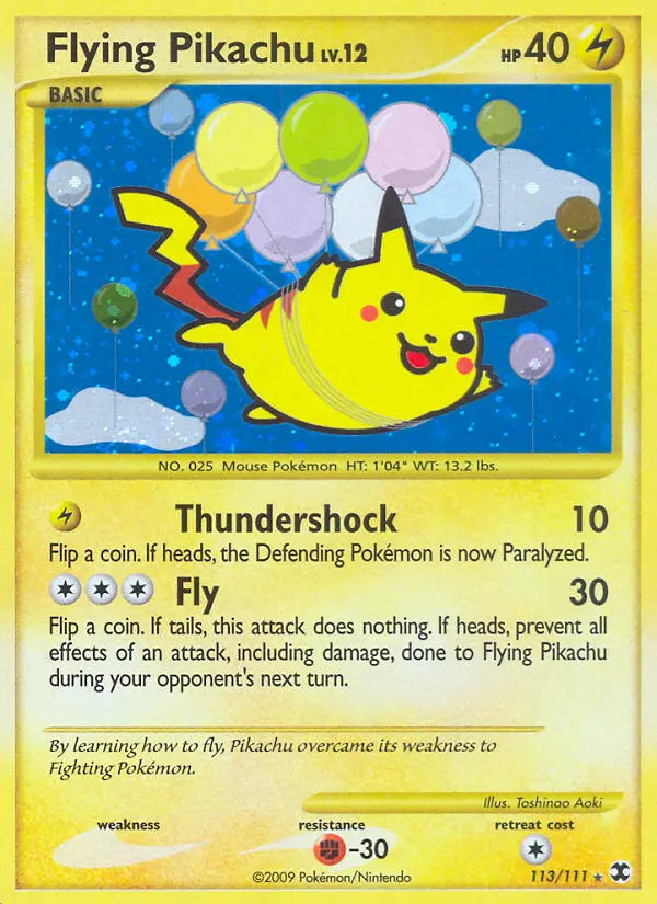 Flying Pikachu Lv.12 #113