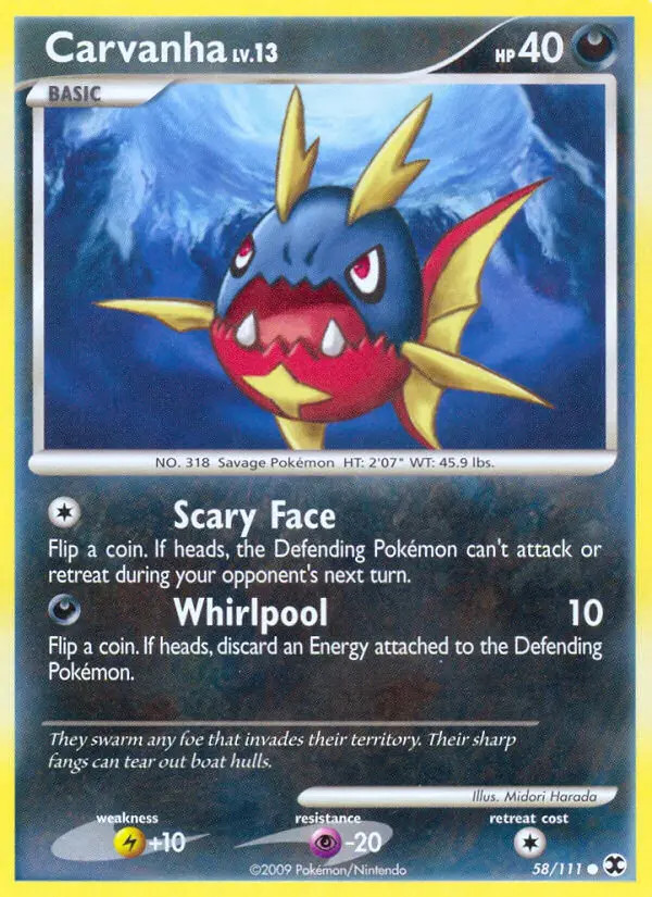 Carvanha Lv.13 #58