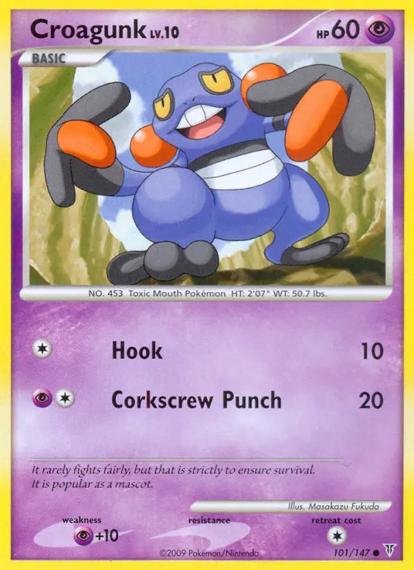 Croagunk Lv.10 #101