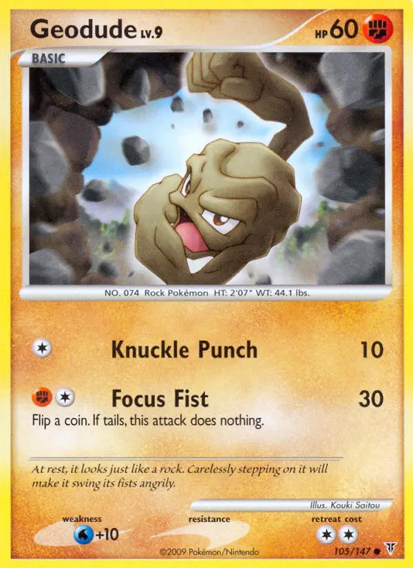 Geodude Lv.9 #105