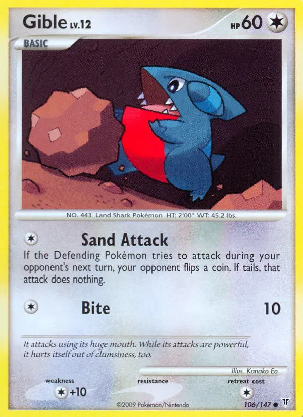 Gible Lv.12 #106
