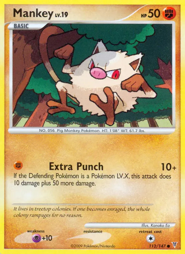Mankey Lv.19 #112