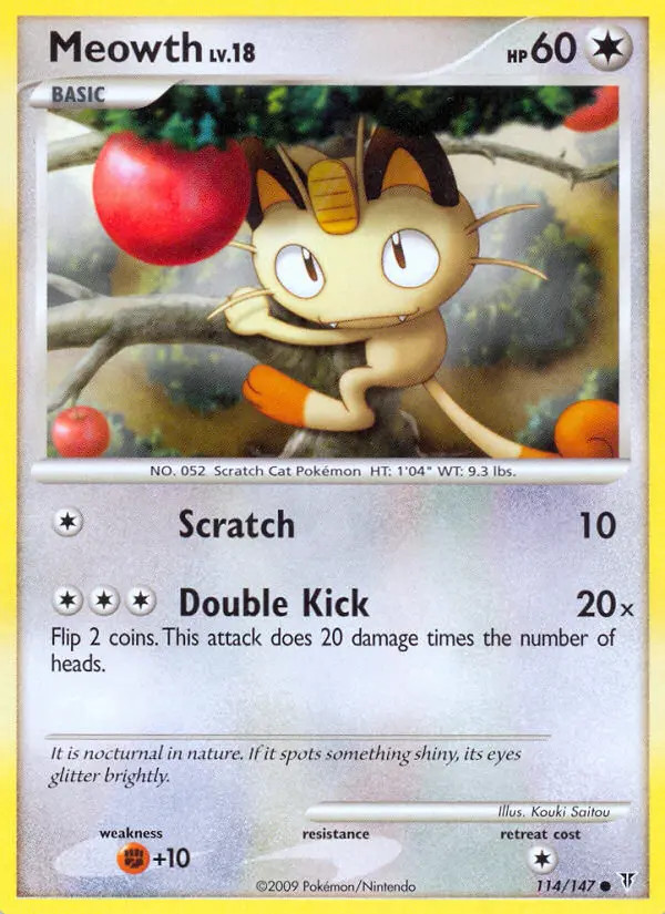 Meowth Lv.18 #114